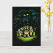 Ein beängstigender Wald Karte (Gelbe Blume)