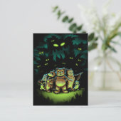 Ein beängstigender Wald Postkarte (Stehend Vorderseite)