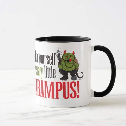 Ein beängstigendes kleines Krampus Tasse (Rechts)