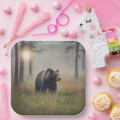 Ein Beary Happy Birthday Pappteller (Party)