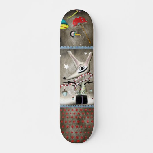Ein Beauty Fox Wintersportboy Skateboard (Vorne)