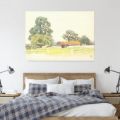 Ein beduinischer Bauernhof (19. Jahrhundert) Leinwanddruck (Insitu (Schlafzimmer))