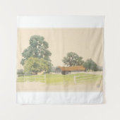 Ein beduinischer Bauernhof (19. Jahrhundert) Wandteppich (Vorderseite)