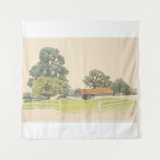 Ein beduinischer Bauernhof (19. Jahrhundert) Wandteppich (Vorderseite)