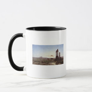Ein beduinisches Lager durch einen ruinierten Tasse