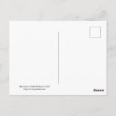 Ein beeindruckender Gentleman Postkarte (Rückseite)