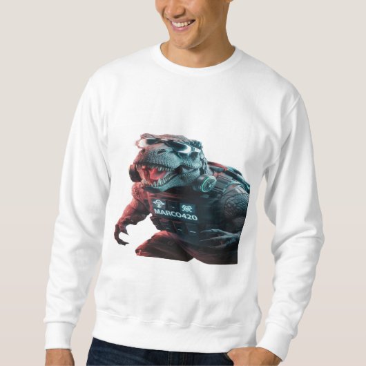 Ein beeindruckendes Foto eines bedrohlichen T-Rex, Sweatshirt (Vorderseite)