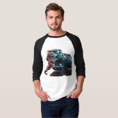 Ein beeindruckendes Foto eines bedrohlichen T-Rex, T-Shirt (Vorne ganz)