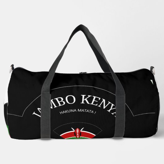 Ein beeindruckendes Kenyan Wristlet: Eine kaleidos Duffle Bag (Vorderseite)