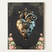 Ein beeindruckendes Steampunkherz Planer (Rückseite)