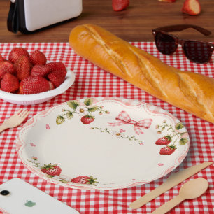 Ein beeren süßer Geburtstag Pappteller