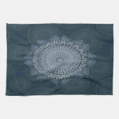 Ein Beginn des blauen Massenzirkels Geschirrtuch (Horizontal)