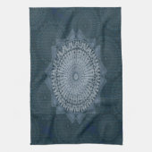 Ein Beginn des blauen Massenzirkels Geschirrtuch (Vertikal)