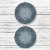 Ein Beginn des blauen Massenzirkels Getränkeuntersetzer