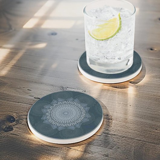 Ein Beginn des blauen Massenzirkels Getränkeuntersetzer