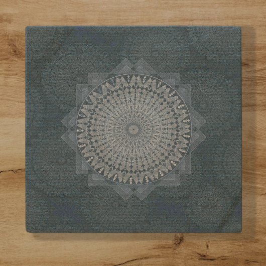 Ein Beginn des blauen Massenzirkels Steinuntersetzer