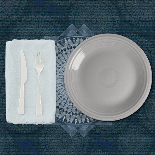 Ein Beginn des Massenkreises (blaue Version) Mittelgroßer Tischläufer