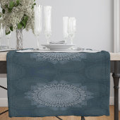 Ein Beginn des Massenkreises (blaue Version) Mittelgroßer Tischläufer