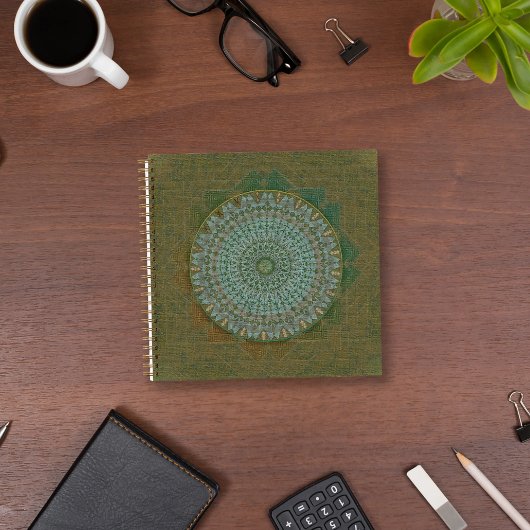 Ein Beginn eines Massenkreises Notizblock