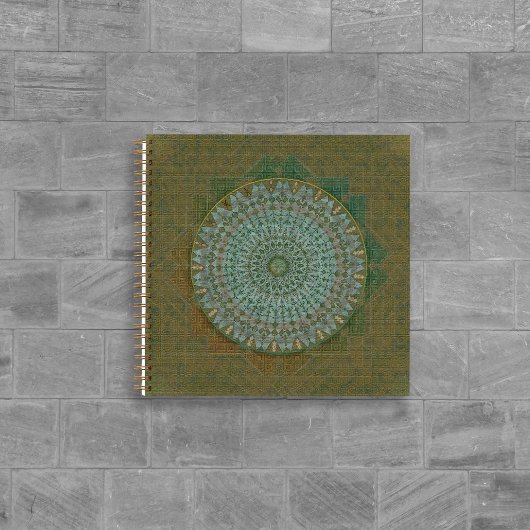 Ein Beginn eines Massenkreises Notizblock