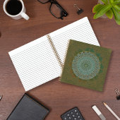 Ein Beginn eines Massenkreises Notizblock