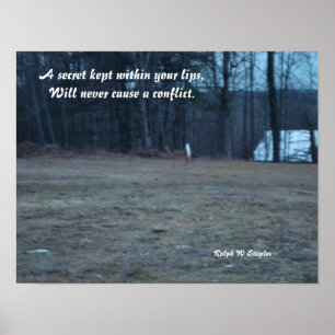 Ein behalten Geheimnis Poster