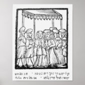 Ein Beispiel für eine jüdische Hochzeit Poster (Vorne)