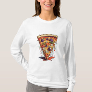 Ein Beispiel für eine Scheibe Pizza, T - Shirt