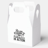 Ein Beispiel für Glauben und Liebe in Aktion sein Geschenkschachtel (Geöffnet)