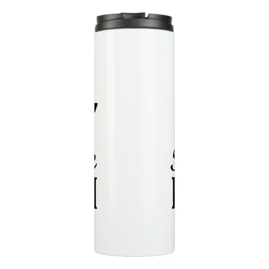 Ein Beispiel für Glauben und Liebe in Aktion sein Thermosbecher (Rückseite)