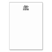 Ein Beispiel für Glauben und Liebe in Aktion sein Tischnummer (Rückseite)