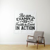 Ein Beispiel für Glauben und Liebe in Aktion sein Wandteppich (Beispiel)
