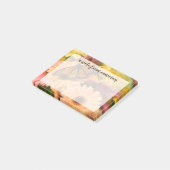 Ein beklagender Schmetterling Post-it Klebezettel (angewinkelt)