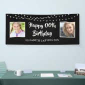 Ein beliebiger Geburtstag Dann & Jetzt Fotos Strin Banner (Messe)