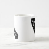 Ein beliebtes südkalifornisches Herz Kaffeetasse (Mittel)