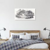 Ein Bend im Fluss aus der "Geschichte Großbritanni Leinwanddruck (Insitu (Schlafzimmer))