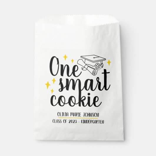 Ein benutzerdefinierter Smart-Cookie-Abschluss für Geschenktütchen (Vorderseite)