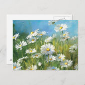 Ein Bereich der weißen Milchprodukte Postkarte (Vorne/Hinten)