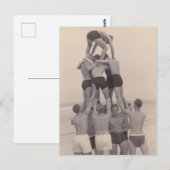 Ein Berg der Menschen Postkarte (Vorne/Hinten)