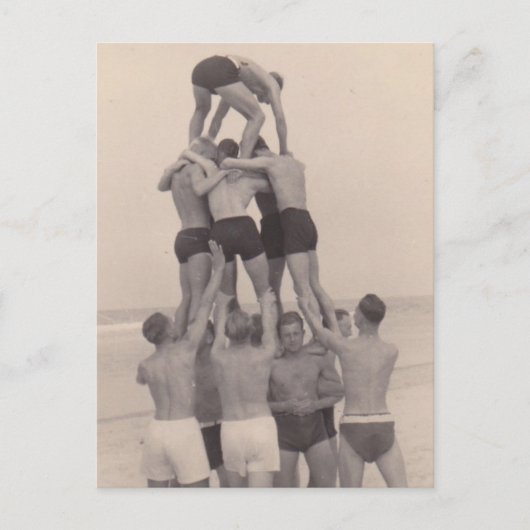 Ein Berg der Menschen Postkarte (Vorderseite)