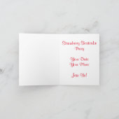 Ein Berry Good Time Sweet Strawberry Shortcake Par Einladung (Innenseite)