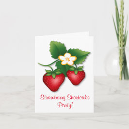 Ein Berry Good Time Sweet Strawberry Shortcake Par Einladung