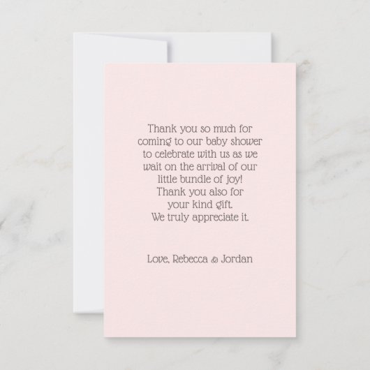 Ein Berry Sweet Foto Erdbeerrahmen Dankeskarte (Rückseite)