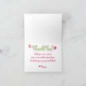 Ein Berry Sweet, Strawberry Danke, Ihre Karte (Innenseite)