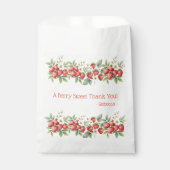 Ein Berry Sweet Vielen Dank Strawberries Blossom Geschenktütchen (Vorderseite)