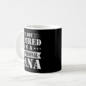 Ein Beruflicher Nana Funny Mütter Day Remüde Gran Kaffeetasse (Vorderseite Links)