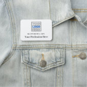 Ein berufliches, benutzerdefiniertes Markenlogo Namensschild (Beispiel)