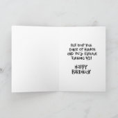 Ein beruhigender 43. Geburtstag Karte (Innenseite)