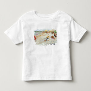 Ein beschäftigter Strand im Sommer Kleinkind T-shirt