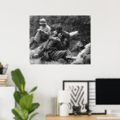 Ein beschissener amerikanischer Infanterist Koreak Poster (Heimbüro)